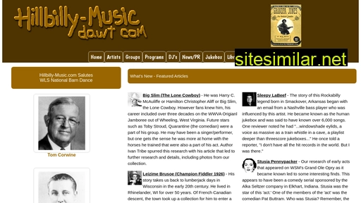 hillbilly-music.com alternative sites