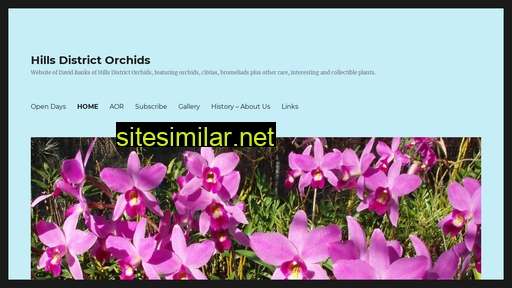 Hillsdistrictorchids similar sites