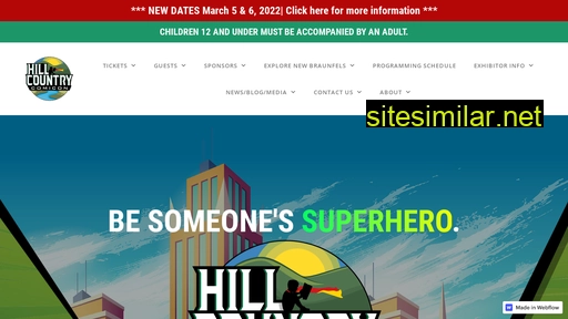 hillcountrycomicon.com alternative sites