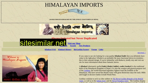 Himalayan-imports similar sites