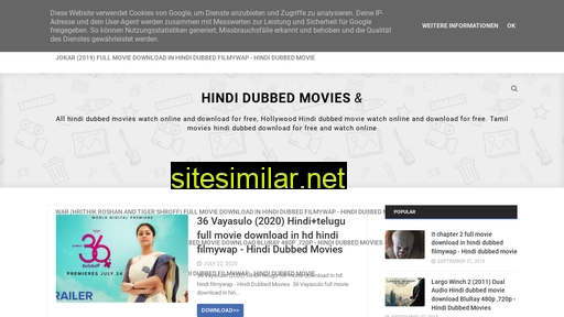 hindidubbedmoviee.blogspot.com alternative sites