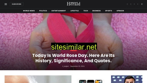 hindustanherald.com alternative sites