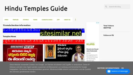 Hindutemplesguide similar sites