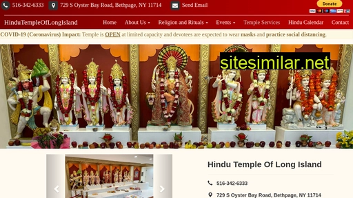 hindutempleoflongisland.com alternative sites