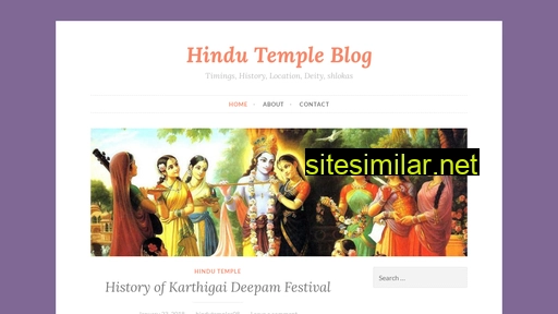 Hindutemplesblog similar sites