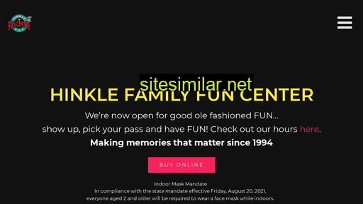 hinklefamilyfuncenter.com alternative sites