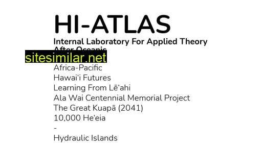 hi-atlas.com alternative sites