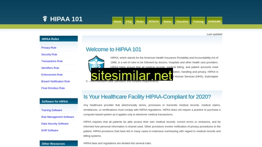 hipaa-101.com alternative sites
