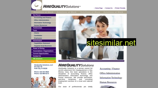 Hirequalitysolutions similar sites