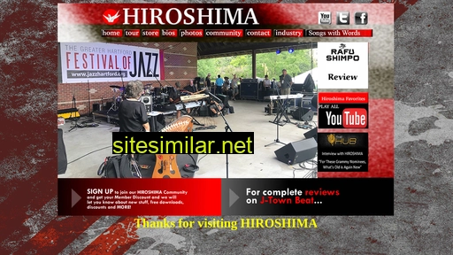 hiroshimamusic.com alternative sites