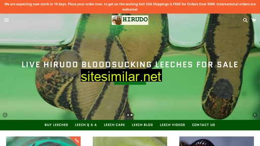 hirudo.com alternative sites