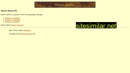 historicdistrict.com alternative sites