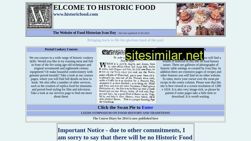 historicfood.com alternative sites