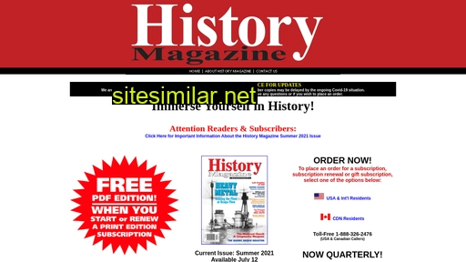 history-magazine.com alternative sites