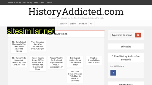historyaddicted.com alternative sites