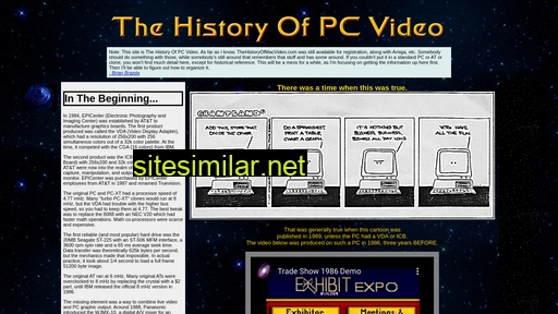 historyofpcvideo.com alternative sites