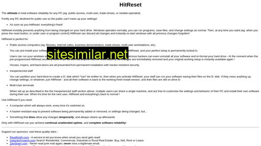 hitreset.com alternative sites