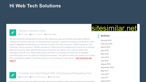 hiwebtechsolutions.com alternative sites