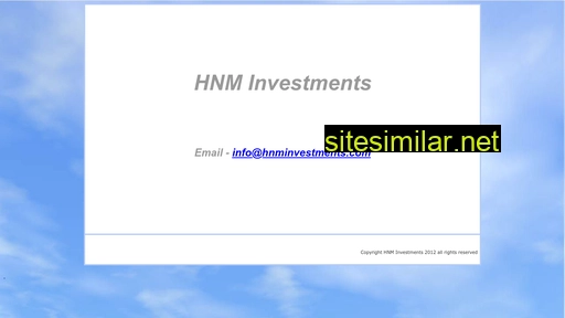 Hnminvestments similar sites