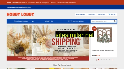 hobbylobby.com alternative sites