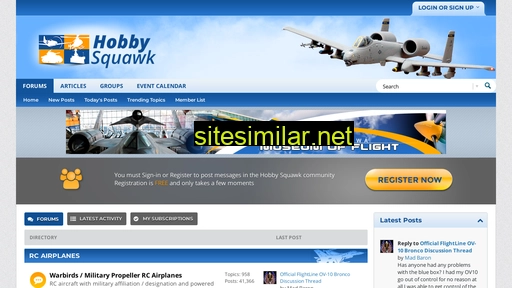hobbysquawk.com alternative sites