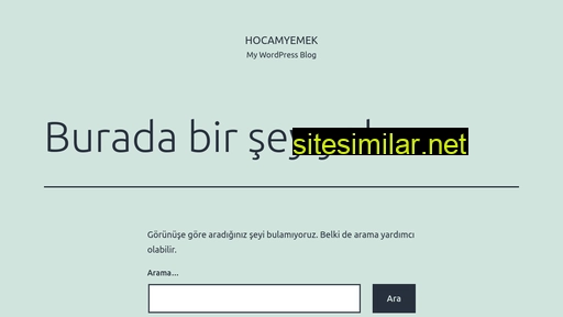 hocamyemek.com alternative sites