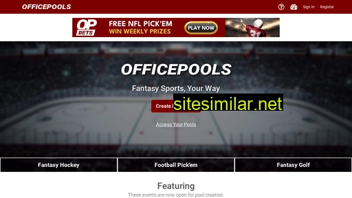 Hockeypoolmanager similar sites
