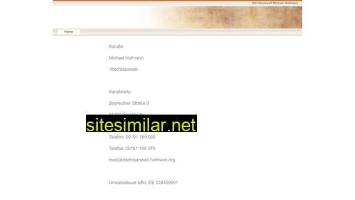 hofmann-rechtsanwalt.com alternative sites