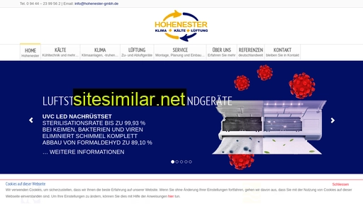 hohenester-online.com alternative sites