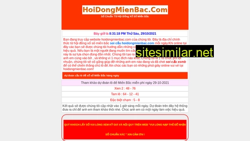 hoidongmienbac.com alternative sites