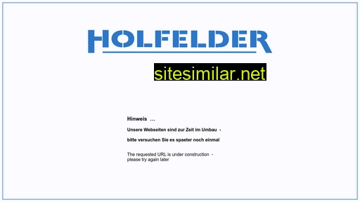 holfelder-gruppe.com alternative sites