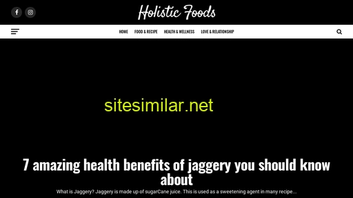 Holisticfoods similar sites
