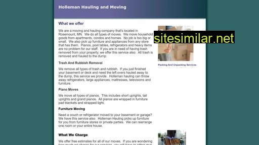 hollemanhauling.com alternative sites
