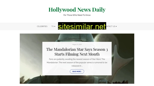 hollywoodnewsdaily.com alternative sites