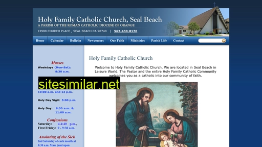 holyfamilysb.com alternative sites