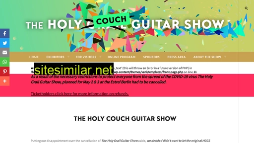holygrailguitarshow.com alternative sites