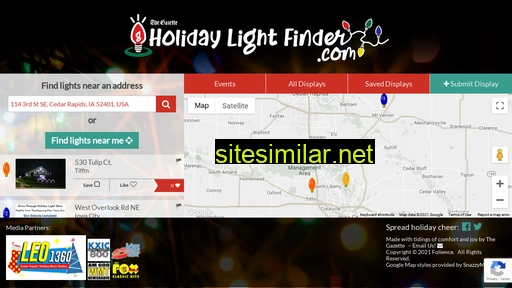 holidaylightfinder.com alternative sites