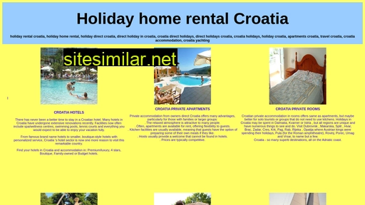 holidayrentalcroatia.com alternative sites