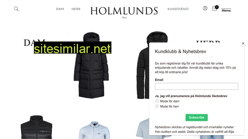 holmlunds.com alternative sites
