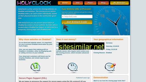 holyclock.com alternative sites
