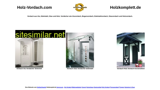 holz-vordach.com alternative sites