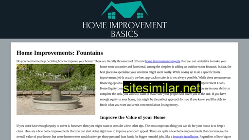 Homeimprovementbasics similar sites
