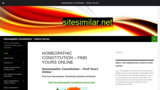 homeopathicconstitution.com alternative sites
