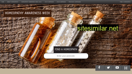 homeopathyawarenessweek.com alternative sites