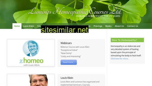 homeopathycourses.com alternative sites