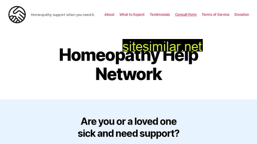 homeopathyhelpnow.com alternative sites