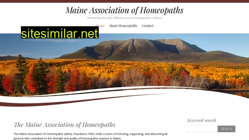 homeopathyinmaine.com alternative sites