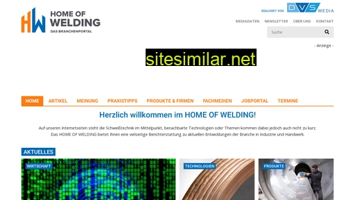 Home-of-welding similar sites