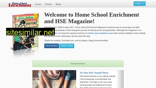 Homeschoolenrichment similar sites