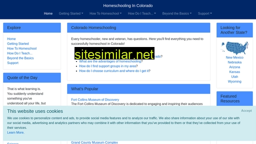 homeschoolingincolorado.com alternative sites